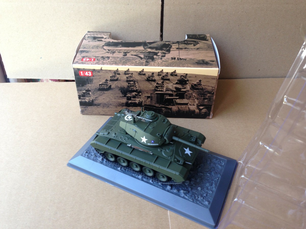 Mini Char M24 Chaffee 1/43 – IXO Altaya – 2nd Cavalry 1945 – Collection