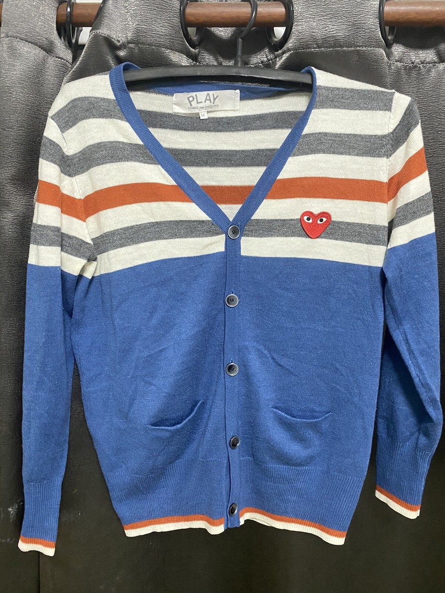 Comme des Garçons PLAY Cardigan Heart M | eBay Comme des Garçons PLAY Cardigan Heart M | eBay