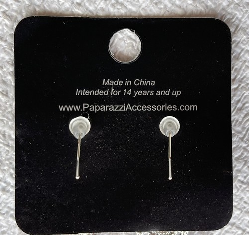 Pink Dangle Earrings Chandelier Marbled Silver-toned Pierced New In Original Pkg - Picture 3 of 5