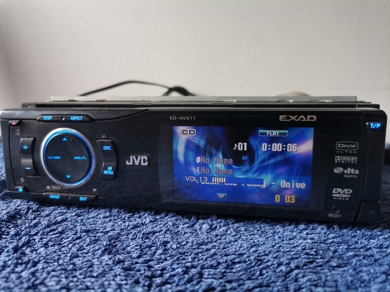 Radio Cd Player JVC Exad KDAVX11 Mp3 CD Dvd Aux eBay