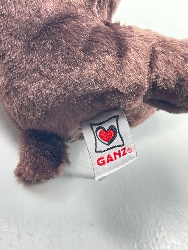 GANZ Stuffed Animal Plush Moose Black Brown White Webkinz 9" - Picture 5 of 8