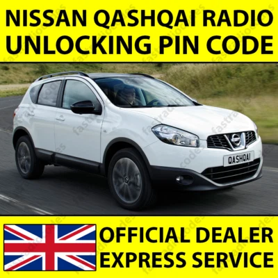 ✅NISSAN QASHQAI CAR RADIO NAVIGATION UNLOCKING PIN CODE DECODE FOR ALL MODELS✅