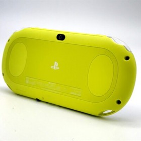 SONY PS Vita PCH-2000 Slim Lime Green White Wi-Fi FW:3.74 w/ Charger, Box "Mint"