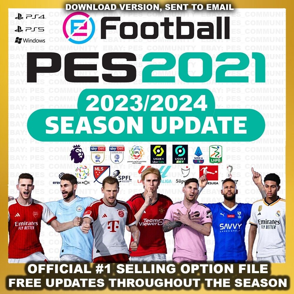 eFootball PES 2023 PPSSPP UPDATE TEAMS PROMOTION NEW TRANSFERS & KITS 2024  REAL FACES CAMERA PS5 