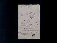 Nawab Muhammad Wazir Khan Bahadur of Tonk Signed Royal Edict Decree Document IN