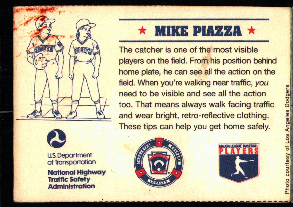 Mike Piazza National Highway Card Rare SSP NNO