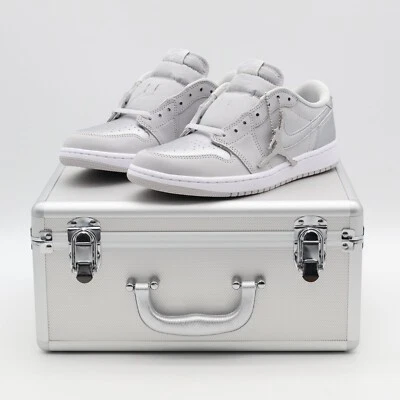 Jordan 1 Retro OG Briefcase Special Box Low Metallic Silver for