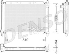 DENSO Kühler NISSAN NOTE (E11) 1.5 dCi (2006 - ) DRM46037