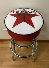 Texaco Large Big Star Gas Sign Bar Stool Stools
