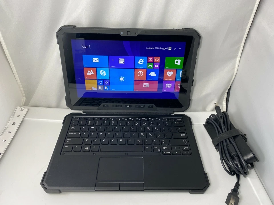 Dell Latitude 12 7202 Rugged Tablet 8GB RAM 256GB SSD Windows 10 Touchscreen  - Image 2 of 4