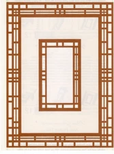 5 Mrs Grossman Picture This Gold Art Deco Frame Paper Whispers Stickers