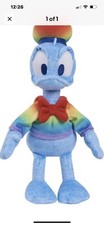 Donald Duck Disney Rainbow Collection Gay Pride Plush NEW