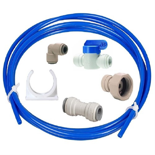 Side By Side Fridge Water Filter (Kit-11) John Guest 3/4x1/4 Connector 1/4"Tube - 第 1/9 張圖片