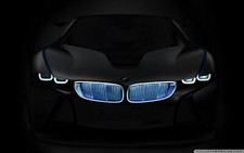 Cars abstract bmw ghosts Desk Mat Stitched
