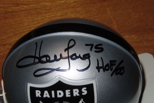 HOFer HOWIE LONG signed OAKLAND / LOS ANGELES RAIDERS Mini Helmet PSA AN55305 - Picture 2 of 4