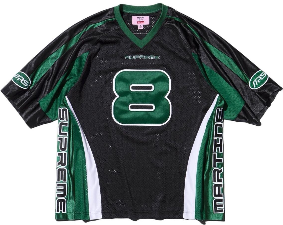 Supreme Martine Rose Football Jersey Black XXL 2XL DSWT NEW Supreme Martine Rose Football Jersey Black XXL 2XL DSWT NEW