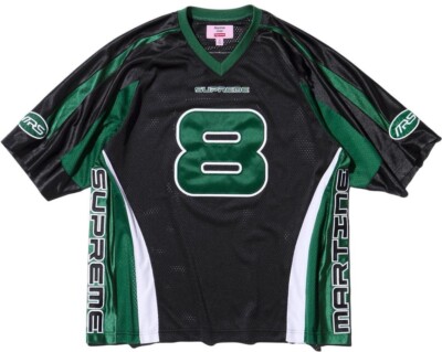 Supreme Martine Rose Football Jersey Black XXL 2XL DSWT NEW Supreme Martine Rose Football Jersey Black XXL 2XL DSWT NEW