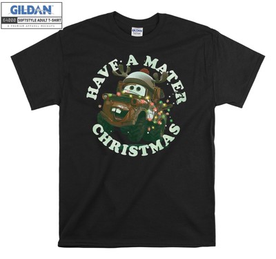 Disney Pixar Christmas Cars Have A Mater Ch Hoodie Tshirt Herren Damen Unisex AC284