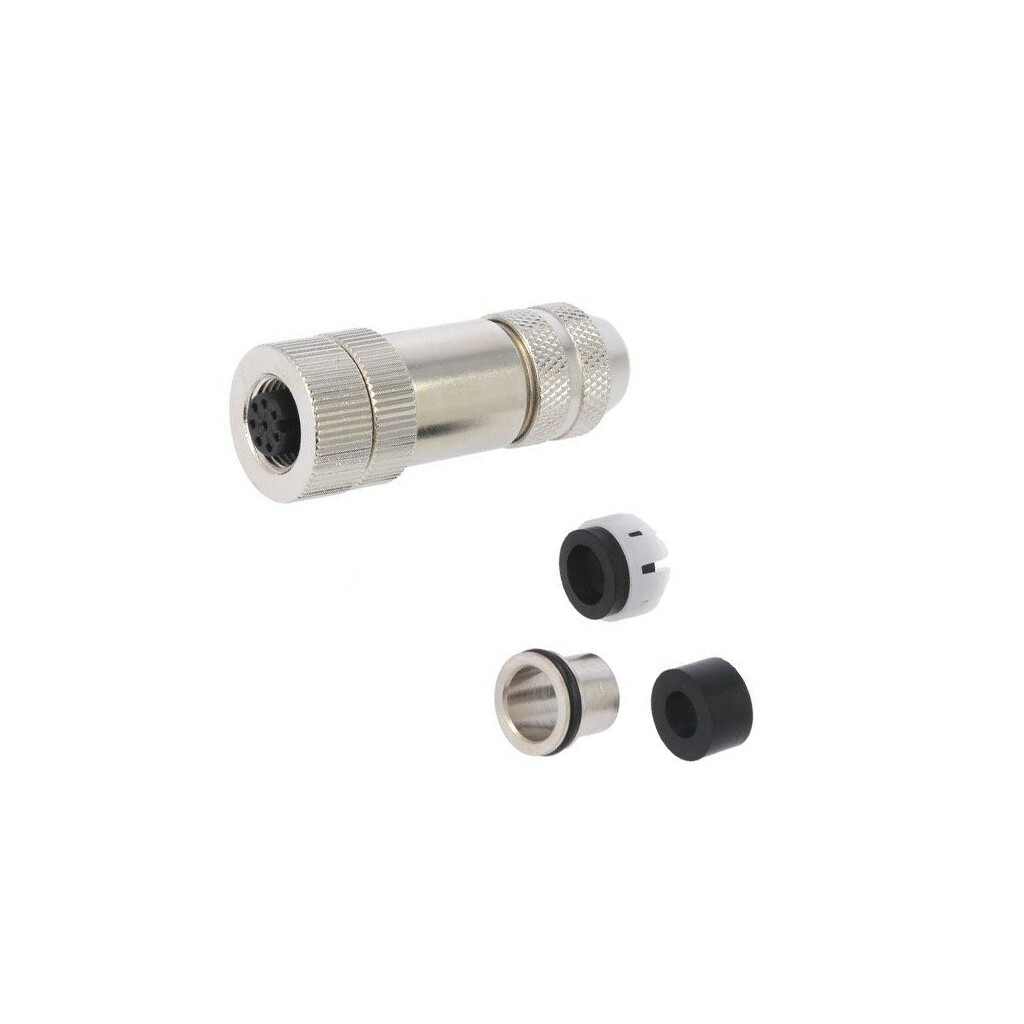 SM12-PVZ-A8W-1 Stecker M12 PIN: 8 weiblich Code A-DeviceNet / CANopen ...