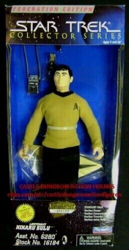 Lieutenant Hikaru Sulu Star Trek Collector Series Federation Edition Playmates - Picture 1 of 2