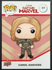 Carol Danvers 2023 Marvel Funko Upper Deck Card #17 (NM)