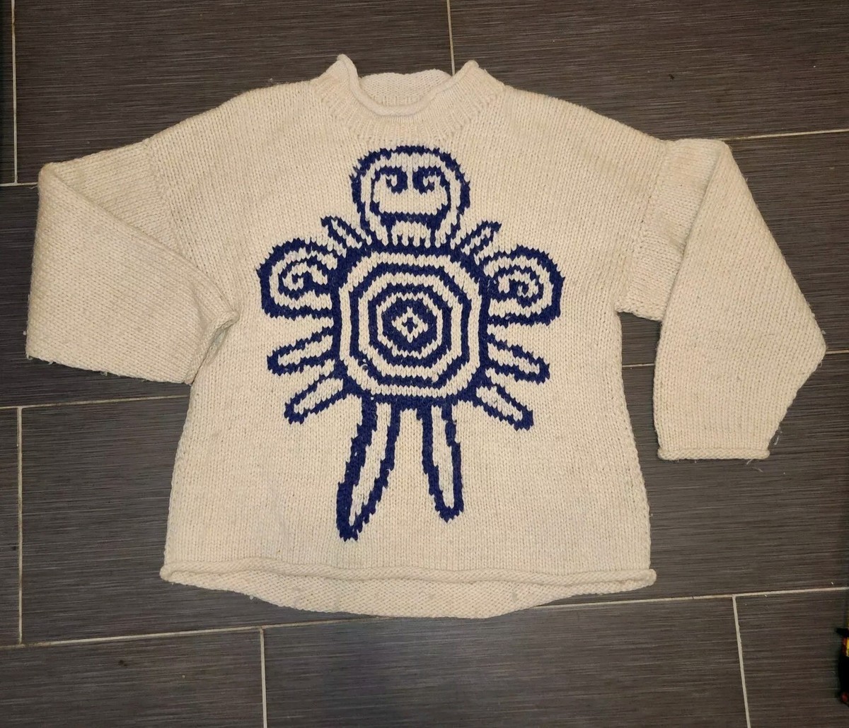 Vintage Pachamama 1990s Sweater 100% Wool The Winter Sun | eBay Vintage Pachamama 1990s Sweater 100% Wool The Winter Sun | eBay