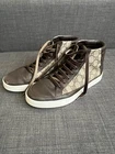 Baskets hautes homme GUCCI GG Supreme marron taille US 9