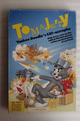 Tom & Jerry Yankee Doodle's Cat-astrophe PC Rare 3.5 DOS IBM