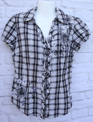 Damen Top, Größe 12 UK (38 EU), Marke John Rocha - gepflegt - PL038