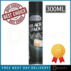 BLACK PLASTIC RESTORER BUMPER TRIM BACK TO BLACK SPRAY PLASTIC EXTERIOR 300ML