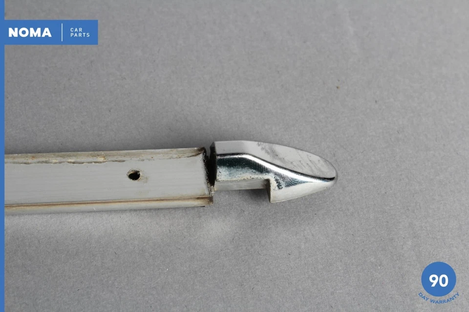 84-87 Jaguar XJS Series 2 moldura frontal esquerda lateral do motorista acabamento cromado fabricante de equipamento original - Imagem 2 de 4