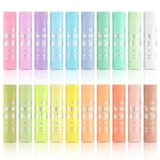Shuttle Art Tempera Paint Sticks, 20 Pastel Colors, Solid Tempera Paint for K...