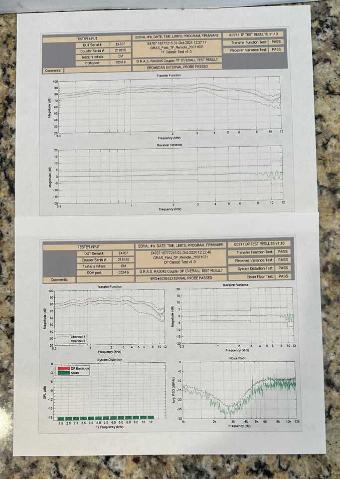 Maico EROScan OAE w/Remote Probe, Thermal Printer and Calibration