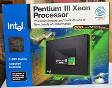 Intel Pentium III 3 Xeon Processor Sealed New in Box 500 MHz, 512KB Cache
