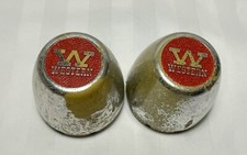 Vintage Set Of 2 Chrome Western Et Style Center Wheel Snappush In Center Caps