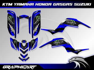 Fits Yamaha Raptor 660 GRAPHICS KIT STICKER DECALS YAMAHA RAPTOR 660