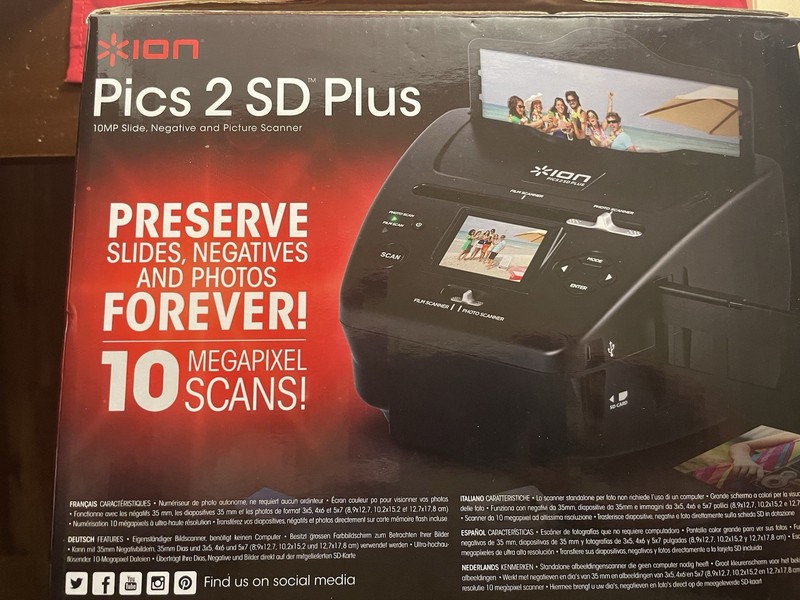 Ion Pics 2 SD Plus Slide and Negative Film Scanner