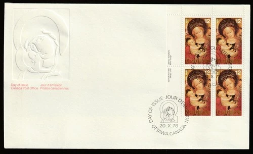 Canada #773, Christmas, Paintings, UL PB, Official First Day Cover, FDC 1978