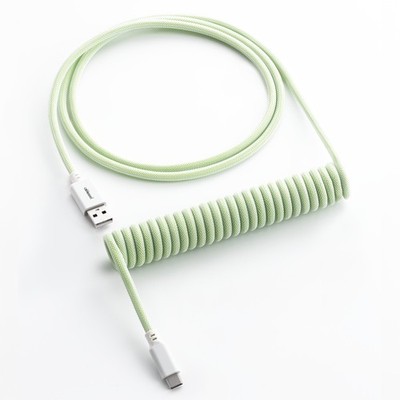 CableMod Classic Coiled Keyboard Cable USB-C zu USB Typ A, Lime Sorbet - 150cm