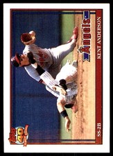 Kent Anderson 1991 Topps #667 Angels MLB READ FREE SHIPPING AutographDen