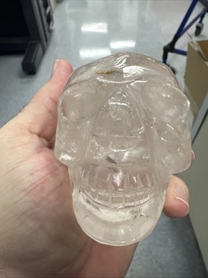 Crystal & Gemstone Clear Quartz Skull