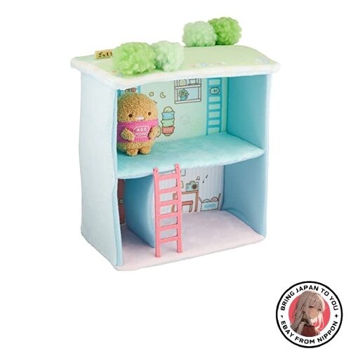 Nuevo Sumikkogurashi Sumikko House edificio de 2 pisos con jardín en la azotea
