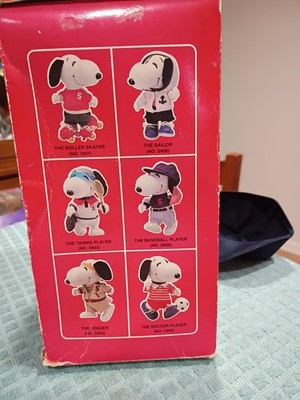 Vintage 1958 Snoopy Baseball Player Collector Doll 8 1/2