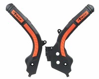 Racetech Bi-Material Rahmenschutz Schwarz/Orange FüR Ktm 150 XC-W 2017-