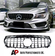 For Mercedes CLA Class W117 Gloss Black PANAMERICANA GT GTR Grille Grill 13-19