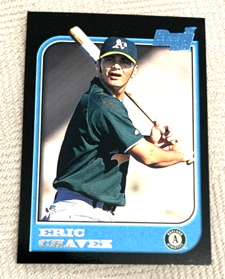 1997 Bowman - Eric Chavez Rookie #210 - Oakland Athletics