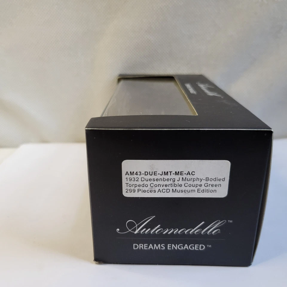 1/43 1932 Duesenberg J Murphy-Bodiea Torpedo Convertible Coupe Automodello.  - Image 2 of 4