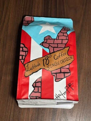Coffee Latitude 18 Coffee Single Origin   - Coffee Bag Empty Esta Vacia Pr