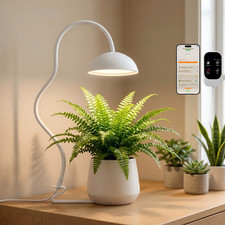 Smart Grow Lights 10W Plant Light Full Spectrum LED Auto Timer for Indoor Plants