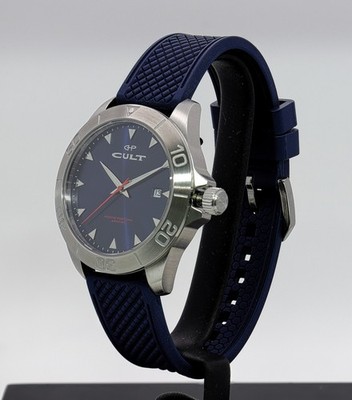 Automatic Watch Custom Prototype 41.5mm Miyota 8215 Blue Sunburst Dial 10ATM